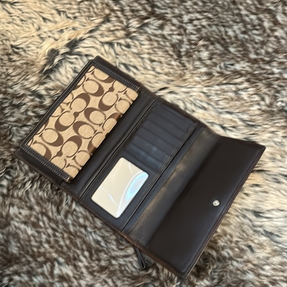 Coach Checkbook Wallet - Picture 3 of 3